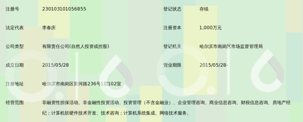 黑龍江晟貫祺非融資性擔(dān)保 專注服務(wù)，穩(wěn)健護(hù)航